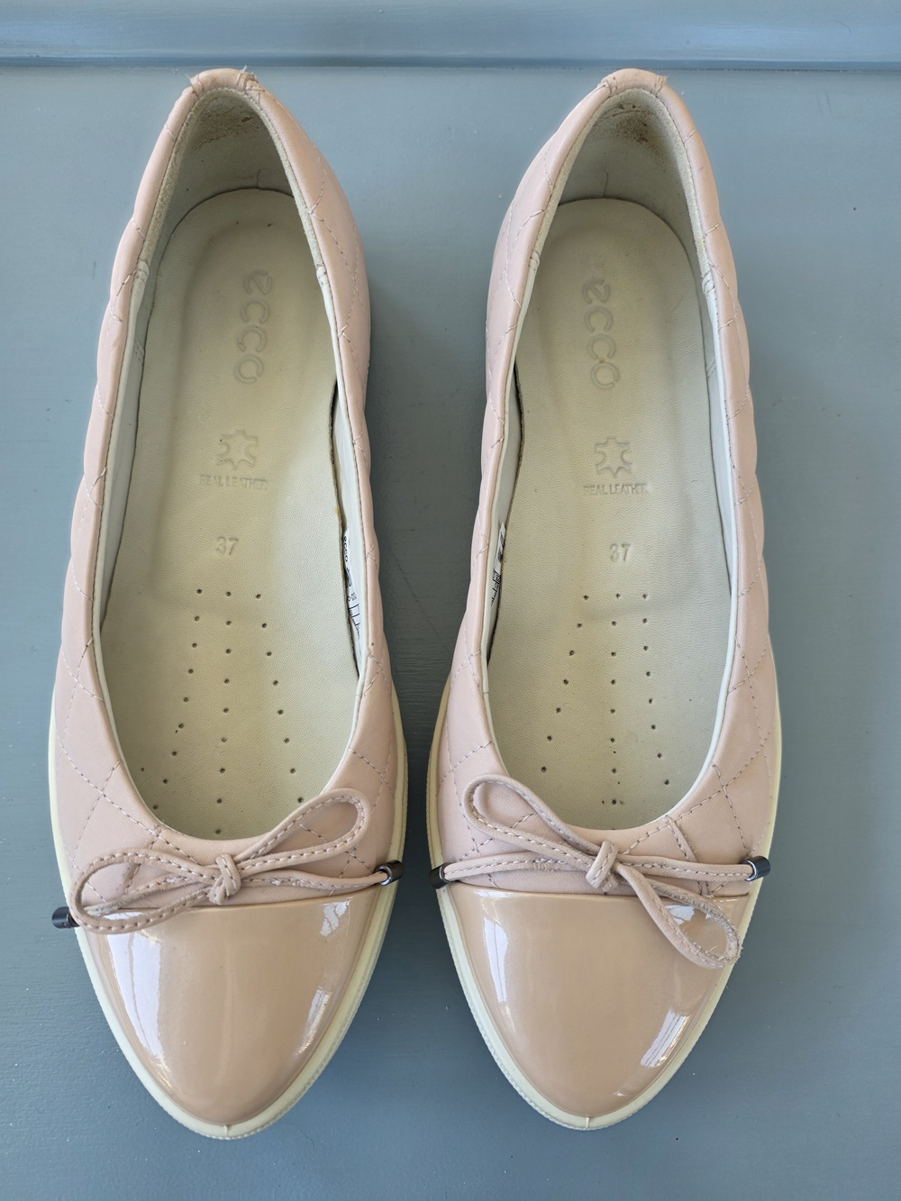 ECCO Women's Quilted Ballet Flats